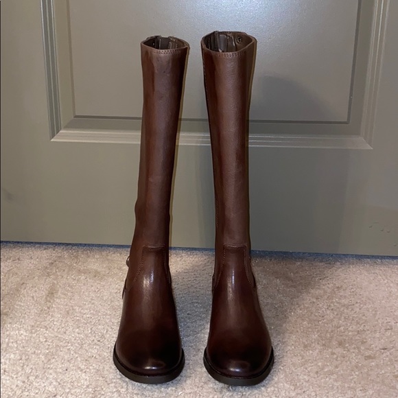 Arturo Chiang Leather Knee High Boots - Picture 3 of 6